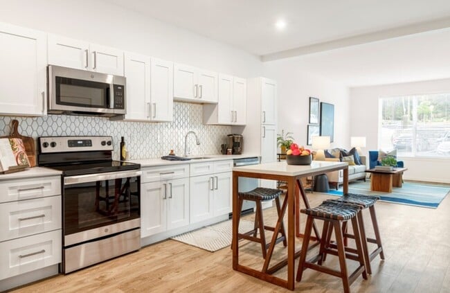 Kitchen with island