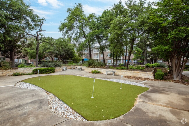 Putting Green - Mariposa Cedar Park 55+ Apartment Homes