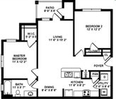 2BR/1BA