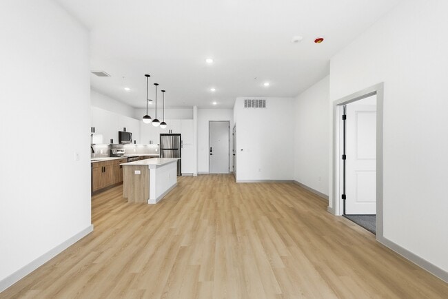 Cocina y sala de estar - Wixby House