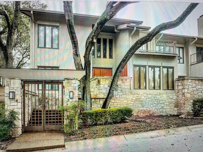 Front walk in gate entry from Donore side - 8000 Donore Pl Unit 5