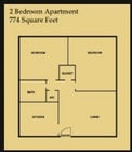 2BR/1BA