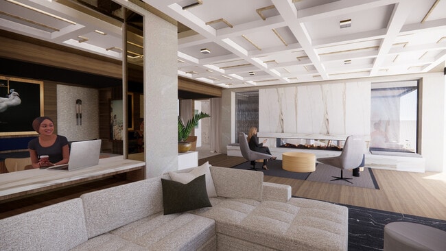 Clubroom with Fireplace - Vivienne