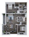 F1 - Two Bedroom, Two Bath