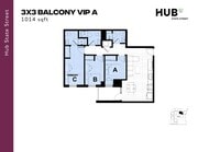 3x3 Balcony VIP A 2-24