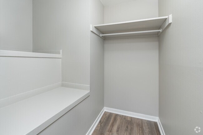 2BR, 1BA - 1,050SF - Closet
