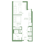 S4 | studio | 549 Sq Ft