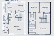 3BR/1.5BA Townhome