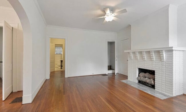 Living Room/Fireplace - 466 Burlington Rd NE Unit A