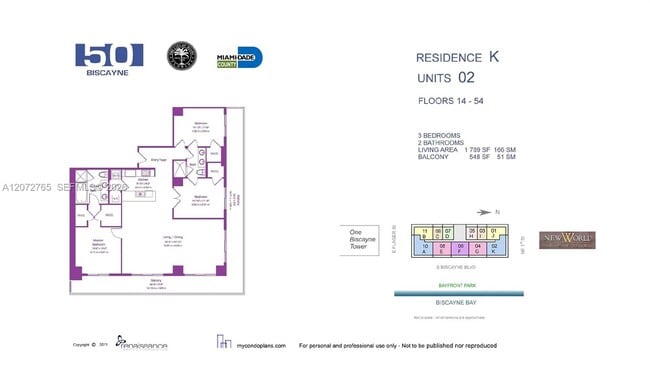 Photo - 50 Biscayne Blvd Unit 5202