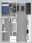 1 Bedroom 1 Bathroom-ADA