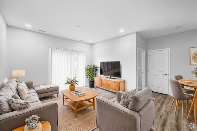 Living Room - Johnston Gardens Apartments