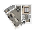 Conch | 1 Bedroom | 1 Bathroom | 828 SF