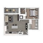 A 1 - 1X1 718 SF