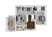 1 bed 1 bath den 852 sqft deluxe