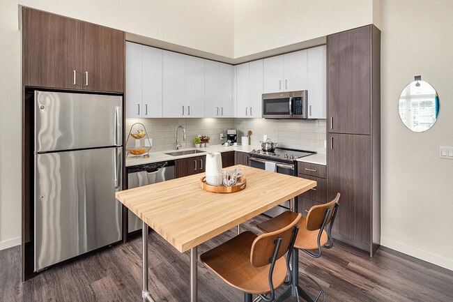 Kitchen with Stainless Steel Appliances