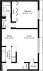 1BR/1BA