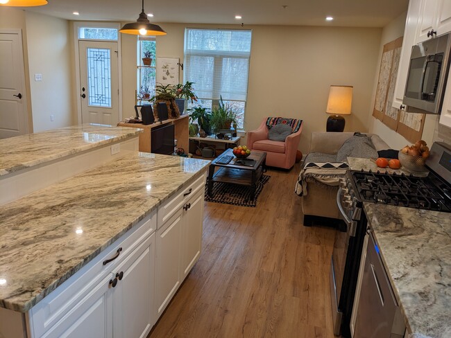 Kitchen to Living Room - 225 W Pastorius St Townhome