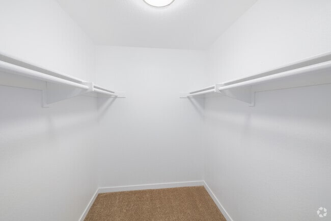 2BR, 2BA - 997SF - Primary Bedroom Closet