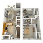 Reserve Townhomes 2 Bedroom 1.5 Bathroom