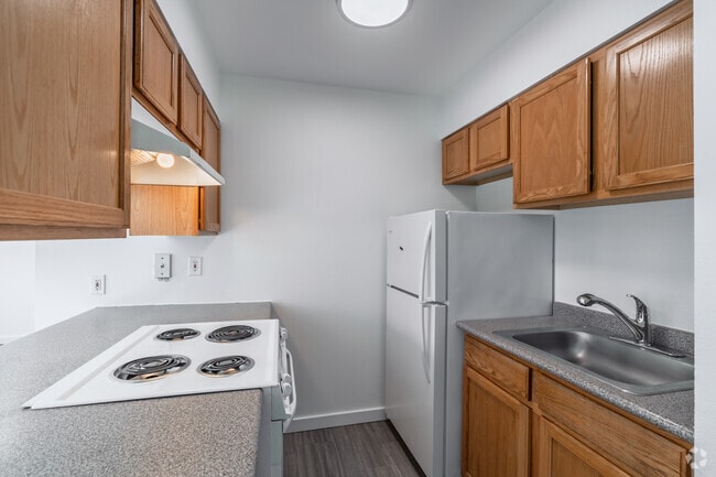 Studio - 441SF - Kitchen - South Campus Place