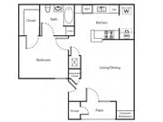 1BR/1BA