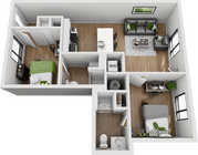 LiveOnHillsborough-3DFloorPlans-B1-103Park