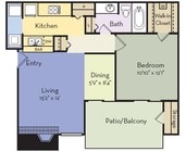 1BR/1BA