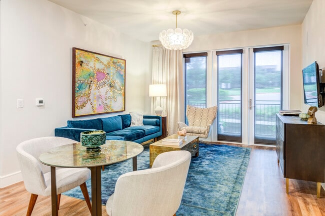 Sala de estar modelo - Gables Water Street