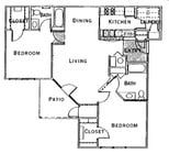 2BR/2BA