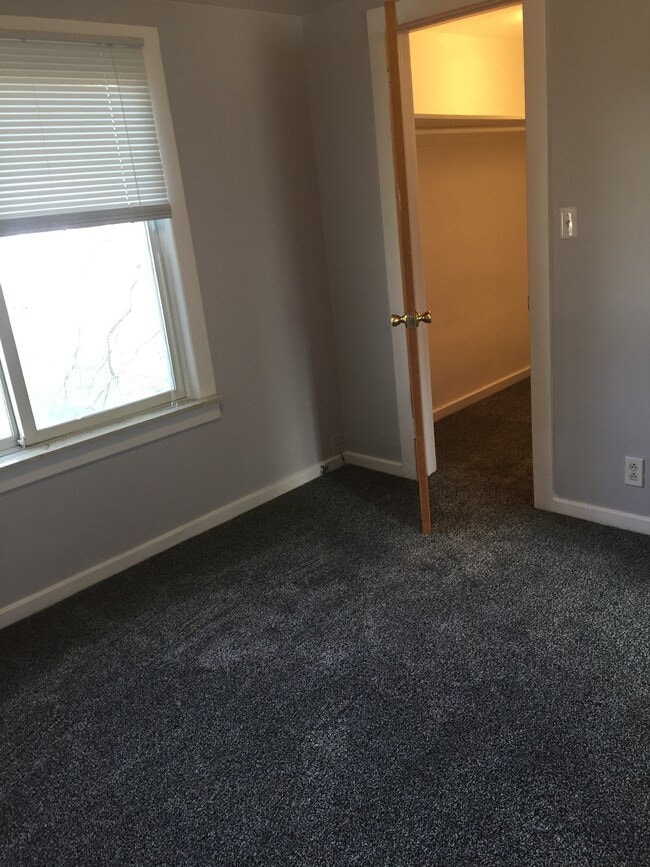 The bedroom is large enough for a queen sized bed while still being able to accommodate a dresser and/or desk. - 3364 Church St