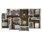 4 Bed 4 Bath - 372 sqft