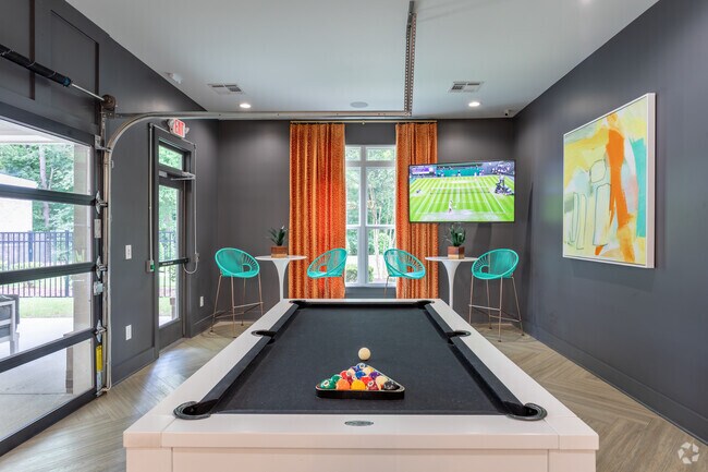 Game Room Opening onto Pool Area
