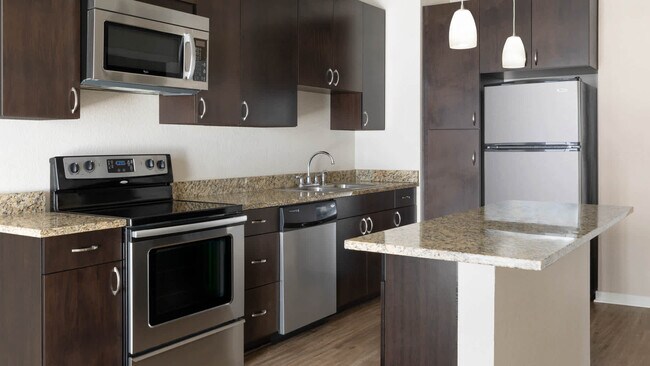 Kitchen with Stainless Steel Appliances