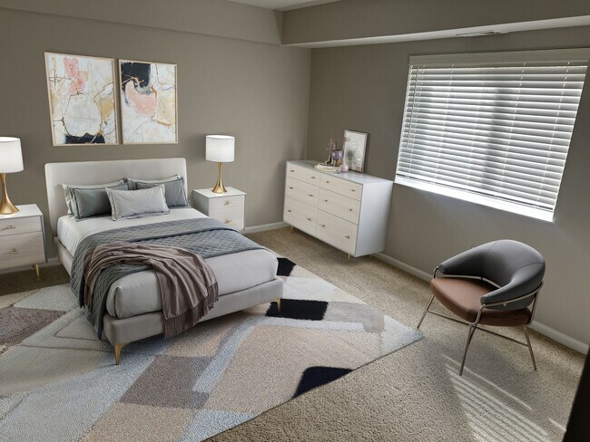 2BR, 2BA - 1055 SF