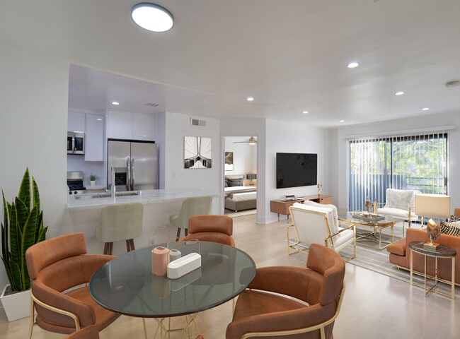 Virtually Staged Dining/Kitchen - 1806 N Berendo St Apartments