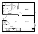 A6A-1x1 floor plan Andalucia