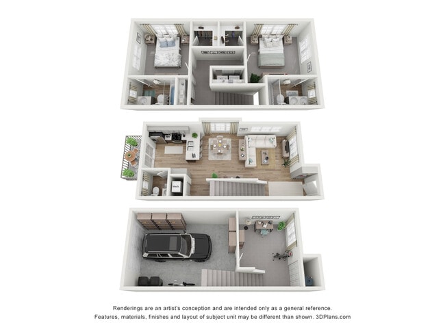 Tri-Level Townhome Living