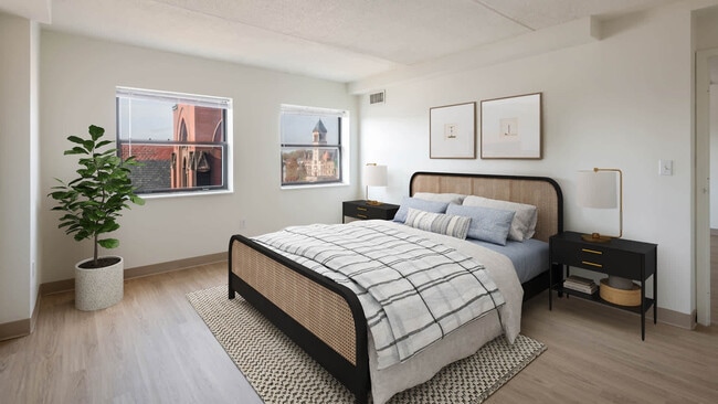 Bedroom with Hard Surface Flooring