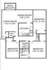 3BR/2BA