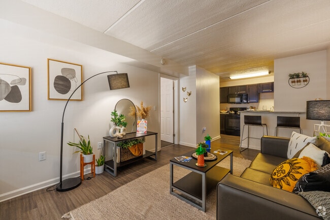 A2 - 1BR, 1BA - 540SF - Living Room - Legacy Student Living