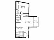 1BR/1BA