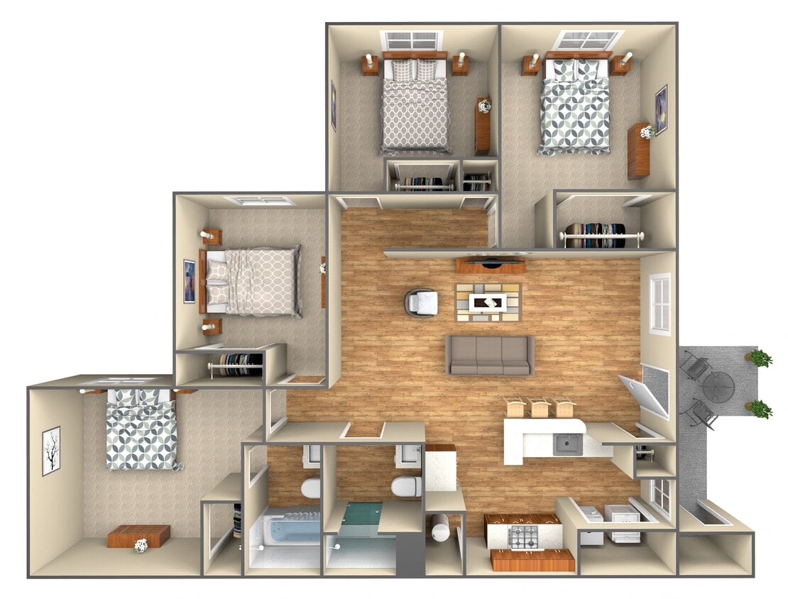Floor Plan - 4 Bedroom