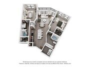 Ophelia 2 Bed 2 Bath