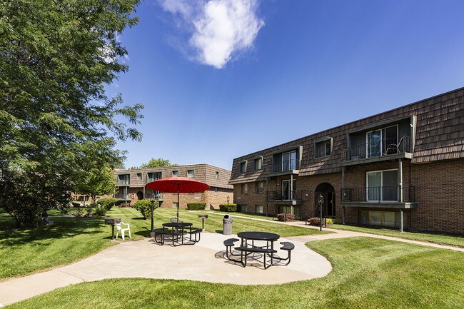 Patio tables and grill