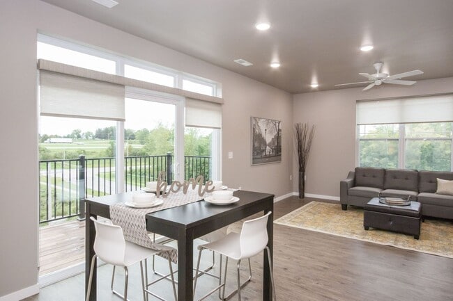 Photo - Spacious 2-Bedroom/2-Bath (1st floor, but patio is elevated) unit 108, available 8/1/2026 Unit 80-108