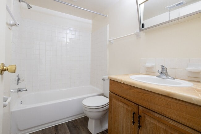 2 Bedroom Bathroom at Woodlake Apartments - Woodlake