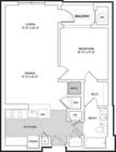 1E floor plan Esplanade at National Harbor