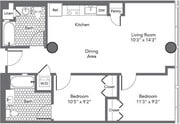 2B floor plan The Hecht Warehouse