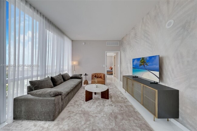 Living Room - 851 NE 1st Ave Unit 3402